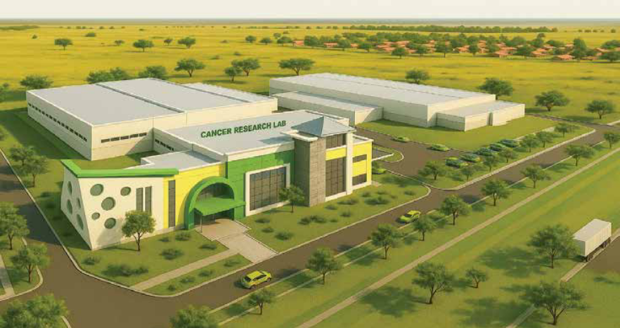 Architectural rendering of the Proposed Cancer Lab